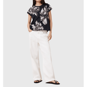 AllSaints Anna Floral Print Short Sleeve T-Shirt
